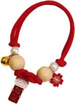 Flea Lice Control Collar, Flea Lice Repelling Collar for Cats Dogs Made with Camphor Wood Long Lasting Protection Non Greasy Formula (Red M) - Image 5