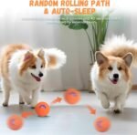Interactive Dog Toys, 4 Play Modes, Motion Activated Automatic Rolling Ball Dog Toy for Indoor & Outdoor Fun, Durable TPU Shell, Rechargeable Moving Ball for Small & Medium Dogs - Image 8