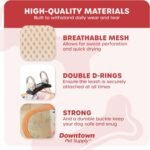 Downtown Pet Supply Step in Dog Harness for Small Dogs No Pull, Small, Floral - Adjustable Harness with Padded Mesh Fabric and Reflective Trim - Buckle Strap Harness for Dogs - Image 6