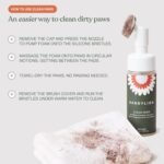 Dandylion Clean Paws | No-Rinse Dog Paw Cleaner & Dog Paw Washer | Fragrance-Free, pH Balanced Foaming Cleanser with Silicone Bristle Brush | Designed for All Breeds & Sizes | 5 fl oz - Image 6