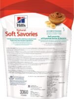 Hill's Natural Soft Savories, All Life Stages, Great Taste, Dog Treats, Peanut Butter & Banana, 8 oz Bag - Image 3