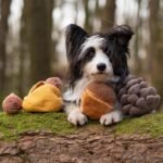 CHEWFFON Interactive Hide-and-Seek Burrow Toys, Dog Toys for Boredom, Cute Squeaky Plush Toys, Dog Toys for Small Medium and Large Dogs, Crinkle Snuffle Puzzle Toy-Chestnuts 4 Piece Set - Image 7