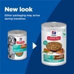 Hill's Science Diet Perfect Weight, Adult 1-6, Weight Management Support, Wet Dog Food, Tuna & Vegetables Stew, 12.5 oz Can, Case of 12 - Image 3