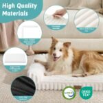 Cute Dog Bed, Faux Fur Orthopedic Foam Dog Bed with Sides, Removable Washable Cover & Waterproof Lining, Comfortable Pet Couch for Small Dogs, Cream (30" L x 20" W x 6" Th) - Image 8