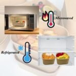 Disposable Soup Bowls w/Lids 750ml, 50Sets Square Paper Salad Bowls to Go, 25OZ Non-Spill Meal Prep Food Container Box for Restaurant Family Hot Cold Takeout - Image 4