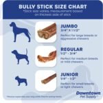 Downtown Pet Supply 12 Inch (30 CM) Jumbo USA Bully Sticks for Dogs - Natural Thick American Dog Dental Chew Treats, High in Protein, Alternative to Rawhides (12 Inch, 1 LB) - Image 4