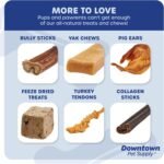 Downtown Pet Supply 12 Inch (30 CM) Jumbo USA Bully Sticks for Dogs - Natural Thick American Dog Dental Chew Treats, High in Protein, Alternative to Rawhides (12 Inch, 1 LB) - Image 8