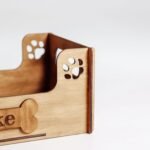 Personalized Wooden Pet Toys Storage Box – Custom Name Engraved Toy Organizer for Dogs & Cats – Handmade Wood Bin with Paw Print Accents (Custom Pet Name) - Image 8