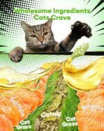 3.53oz Crunchy Cat Grass Treats for Hairball Control – Natural Chicken, Cat Grass & Catnip Biscuits, Low-Calorie Healthy Snacks for Indoor Cats, Digestive & Dental Care - Image 3