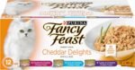 Fancy Feast Wet Cat Food, Cheddar Delights Variety Pack 3 Flavours - 85 g Can (12 Pack) - Image 3