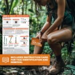 Ready First Aid Tick Remover Kit for Humans, Dogs, Cats & Pets – Lyme Prevention with 3 Tick Tools, Fine Tweezers, Magnifier, Bandages & Cleaning Wipes - Image 6