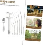 20ml Manual Baby Bird Feeding Syringe Kit with 6 Detachable Washable Feeding Tubes - Scaled Pet Food Syringes for Puppies Kittens Newborn Birds Care Supplies - Image 3