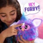 Furby Purple, 15 Fashion Accessories, Interactive Plush Toys for 6 Year Old Girls & Boys & Up, Voice Activated Animatronic (English Version) - Image 4
