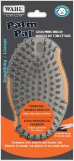 Wahl Canada Palm Pal Dog Grooming Brush, Smoothing Dog Brush, Dog and Puppy Brush, Handheld Dog Brush, Charcoal infused bristles - Model 58458 - Image 3