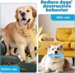Nivofu Dog Chew Toy, Indestructible Rubber Dog Toothbrush Chew Toys for Aggressive Chewers, Tough Teeth Cleaning Stick for Small Medium and Large Dogs - Image 4