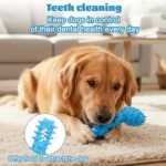 Nivofu Dog Chew Toy, Indestructible Rubber Dog Toothbrush Chew Toys for Aggressive Chewers, Tough Teeth Cleaning Stick for Small Medium and Large Dogs - Image 5