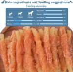 Dog Treats Soft Chews Rawhide Free Chicken Wrapped Cod Sticks for Puppy Training Snacks Dog Chews Treats 1lb/454g - Image 5