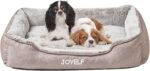 JOYELF Dog Bed Washable Calming Pet Bed, Anti Anxiety Cat Bed & Sofa, Cute Plush Pet Bed for Medium Dog and Cat - Medium Rectangle - Image 6