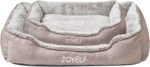JOYELF Dog Bed Washable Calming Pet Bed, Anti Anxiety Cat Bed & Sofa, Cute Plush Pet Bed for Medium Dog and Cat - Medium Rectangle - Image 7
