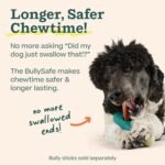 WOOF BullySafe - Bully Stick Holder - Durable Dog Chew Holder for Safe, Long-Lasting Play - Easy to Clean - No More Swallowed Ends - Best for Dogs 10+ lbs - Image 3