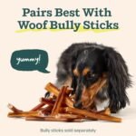 WOOF BullySafe - Bully Stick Holder - Durable Dog Chew Holder for Safe, Long-Lasting Play - Easy to Clean - No More Swallowed Ends - Best for Dogs 10+ lbs - Image 8