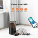 Automatic Cat Feeder WiFi - APP Control Cat Food Dispenser, Timed Auto Pet Feeder Programmable for Cat and Small Medium Dog with Desiccant Bag- Detachable for Cleaning - Image 3