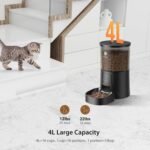 Automatic Cat Feeder WiFi - APP Control Cat Food Dispenser, Timed Auto Pet Feeder Programmable for Cat and Small Medium Dog with Desiccant Bag- Detachable for Cleaning - Image 5