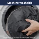 Self Warming Cat Bed, 17.7" x 13.7" Anti-Slip Soft Round Thermal Pet Cushion Bed for Kittens & Small Puppy, Gray - Image 9