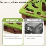 Cat Nail File Enrichment Box, Interactive Cat Toy Puzzle Toys for Indoor Cats, Cat Scratch Puzzle Enrichment Box (Green) - Image 5