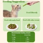 120g Freezed Dried Cat Grass Teething Stick, Cat Chew Stick for Teeth Cleaning and Hairball Removal, Cats Grass Treats Snacks - Image 7