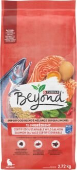 Beyond Simply Natural Dry Cat Food, Salmon & Whole Brown Rice - 2.72 kg Bag - Image 3