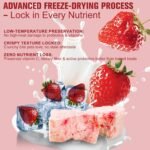 Freeze Dried Yogurt Dog & Cat Treats, 100g (3.52oz) - Strawberry, Crunchy Natural Snacks for Cats & Dogs Over 3 Months Old, Supports Daily Feeding (S, Strawberry) - Image 8