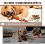 Dog Chew Toy for Aggressive Chewers, Tough Big Nylon & Rubber Teething Stick with Real Maple Wood Flavor for Large Medium Breed - Image 6