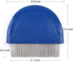 Prime Pets Flea Comb for Cat Dog, Pet Hair Removal Comb - Image 5