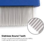Prime Pets Flea Comb for Cat Dog, Pet Hair Removal Comb - Image 8