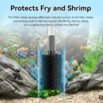 8 Pack Pre-Filter Sponge for Aquarium, Sponge Foam Roll Accessories for Aquarium Fish Tank, Aquarium Filter Media Strainer - Image 3