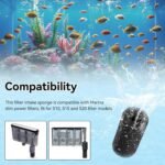8 Pack Pre-Filter Sponge for Aquarium, Sponge Foam Roll Accessories for Aquarium Fish Tank, Aquarium Filter Media Strainer - Image 4