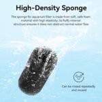 8 Pack Pre-Filter Sponge for Aquarium, Sponge Foam Roll Accessories for Aquarium Fish Tank, Aquarium Filter Media Strainer - Image 7