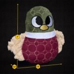 Bite Force -Durable & Strong Dog Toy Beak with Squeaker, Kevlar-Reinforced for Aggressive Chewers for Small Medium Large Dogs - Dark reg. - Image 6