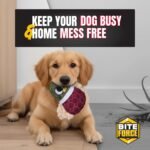 Bite Force -Durable & Strong Dog Toy Beak with Squeaker, Kevlar-Reinforced for Aggressive Chewers for Small Medium Large Dogs - Dark reg. - Image 9