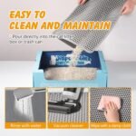 Cat Litter Mat, 24x15 Inch Double Layer Litters Box Mat, Waterproof Cat Mat for Litter Box(Gray) - Image 5