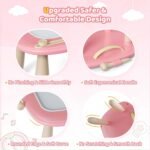 Kikidex Girl Toys Age 1-3 Magnetic Drawing Board, Gifts for 1 2 3 Year Old Toddlers Birthday, Doodle Board for Preschool Learning and Educational Erasable Sketching Pad(Soft Pink) - Image 5