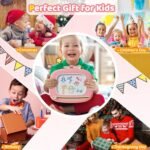 Kikidex Girl Toys Age 1-3 Magnetic Drawing Board, Gifts for 1 2 3 Year Old Toddlers Birthday, Doodle Board for Preschool Learning and Educational Erasable Sketching Pad(Soft Pink) - Image 8