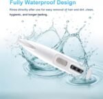 Pet Paw Trimmer, Electric Dog Paw Trimmer Rechargeable Waterproof Dog Grooming Clippers with Led Light, Low Noise Pet Hair Clippers for for Paws Eyes Ears Face Rump - Image 4