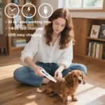 Pet Paw Trimmer, Electric Dog Paw Trimmer Rechargeable Waterproof Dog Grooming Clippers with Led Light, Low Noise Pet Hair Clippers for for Paws Eyes Ears Face Rump - Image 5