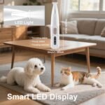 Pet Paw Trimmer, Electric Dog Paw Trimmer Rechargeable Waterproof Dog Grooming Clippers with Led Light, Low Noise Pet Hair Clippers for for Paws Eyes Ears Face Rump - Image 6