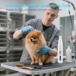 Pet Paw Trimmer, Electric Dog Paw Trimmer Rechargeable Waterproof Dog Grooming Clippers with Led Light, Low Noise Pet Hair Clippers for for Paws Eyes Ears Face Rump - Image 8
