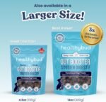 Healthybud Turkey Gut-Friendly Soft Chews for Dogs – Grain-Free Digestive & Stool Support Treats – for Sensitive Stomachs – High-Value Training & Meal Topper – Made in Canada – 130 g (4.6 oz) - Image 9