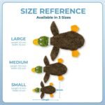 Best Pet Supplies 2-in-1 Fun Skin Stuffless Dog Squeak Toy, Medium, Wild Duck - Image 6