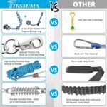 Spring Pole Rope Toys: Rope Pull & Tug of War with a Big Spring Pole Kit & 2 Strong 16ft Toys - Muscle Builder Interactive Toy for Pitbull Medium to Large Dog - Image 6